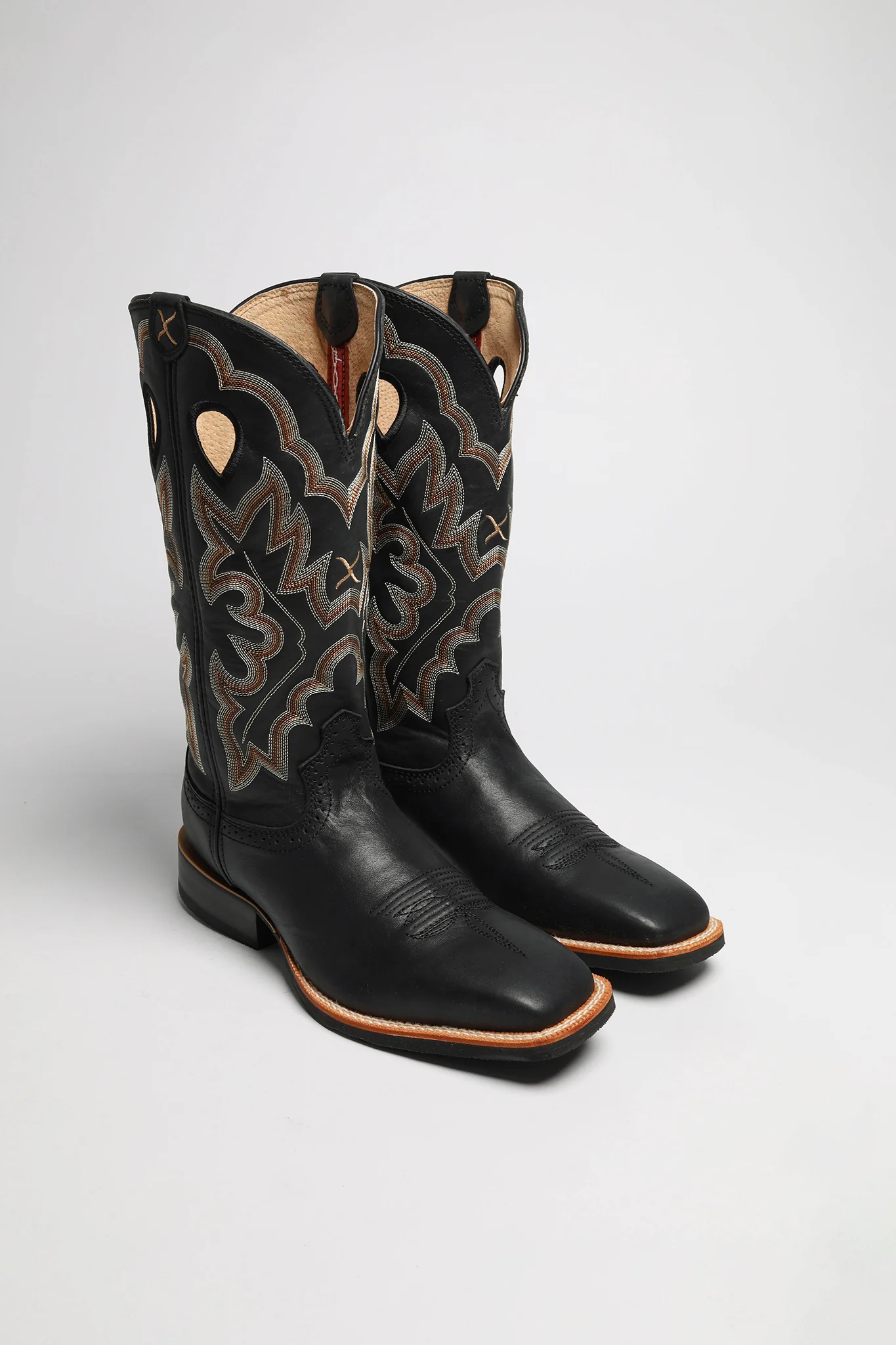 1781 RUFF STOCK Damen Schwarz Westernreitstiefel - Image 12