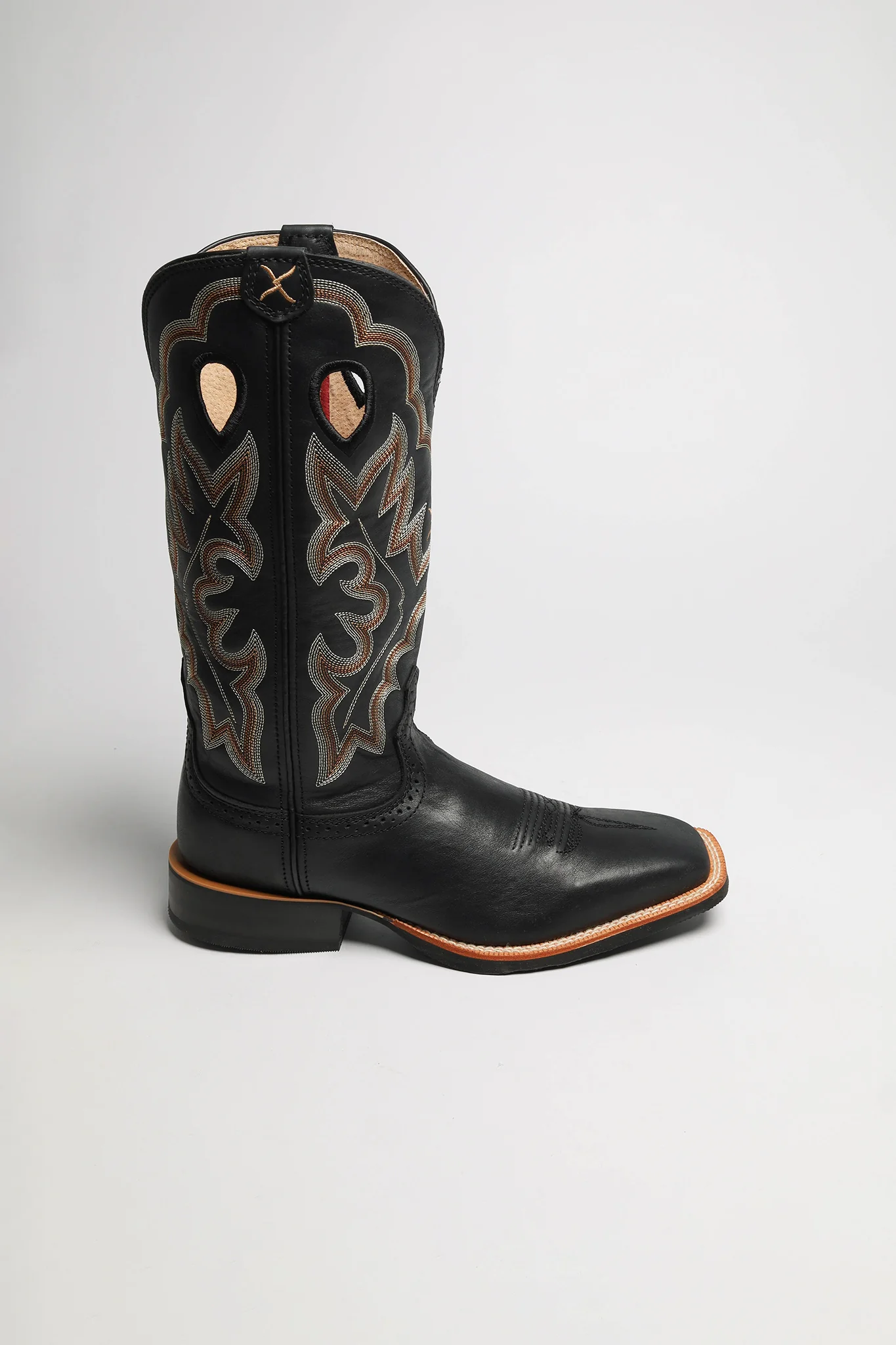 1781 RUFF STOCK Damen Schwarz Westernreitstiefel - Image 13
