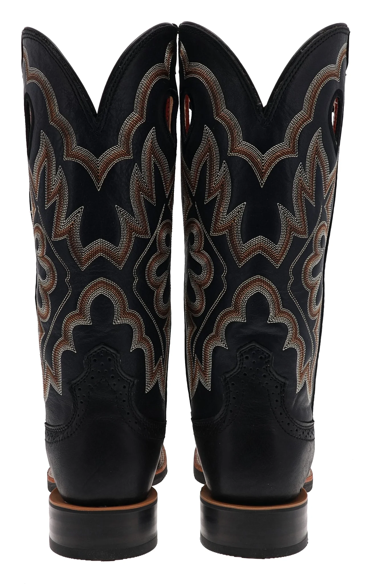 1781 RUFF STOCK Damen Schwarz Westernreitstiefel - Image 6