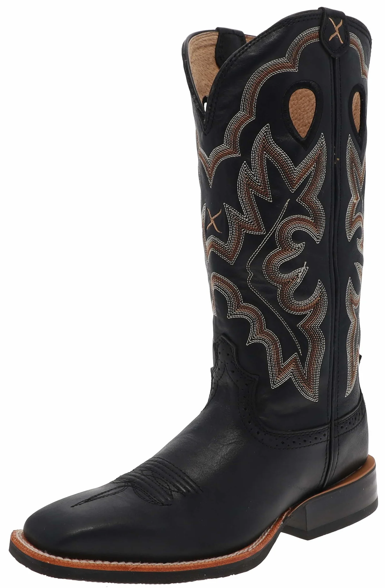 1781 RUFF STOCK Damen Schwarz Westernreitstiefel - Image 7