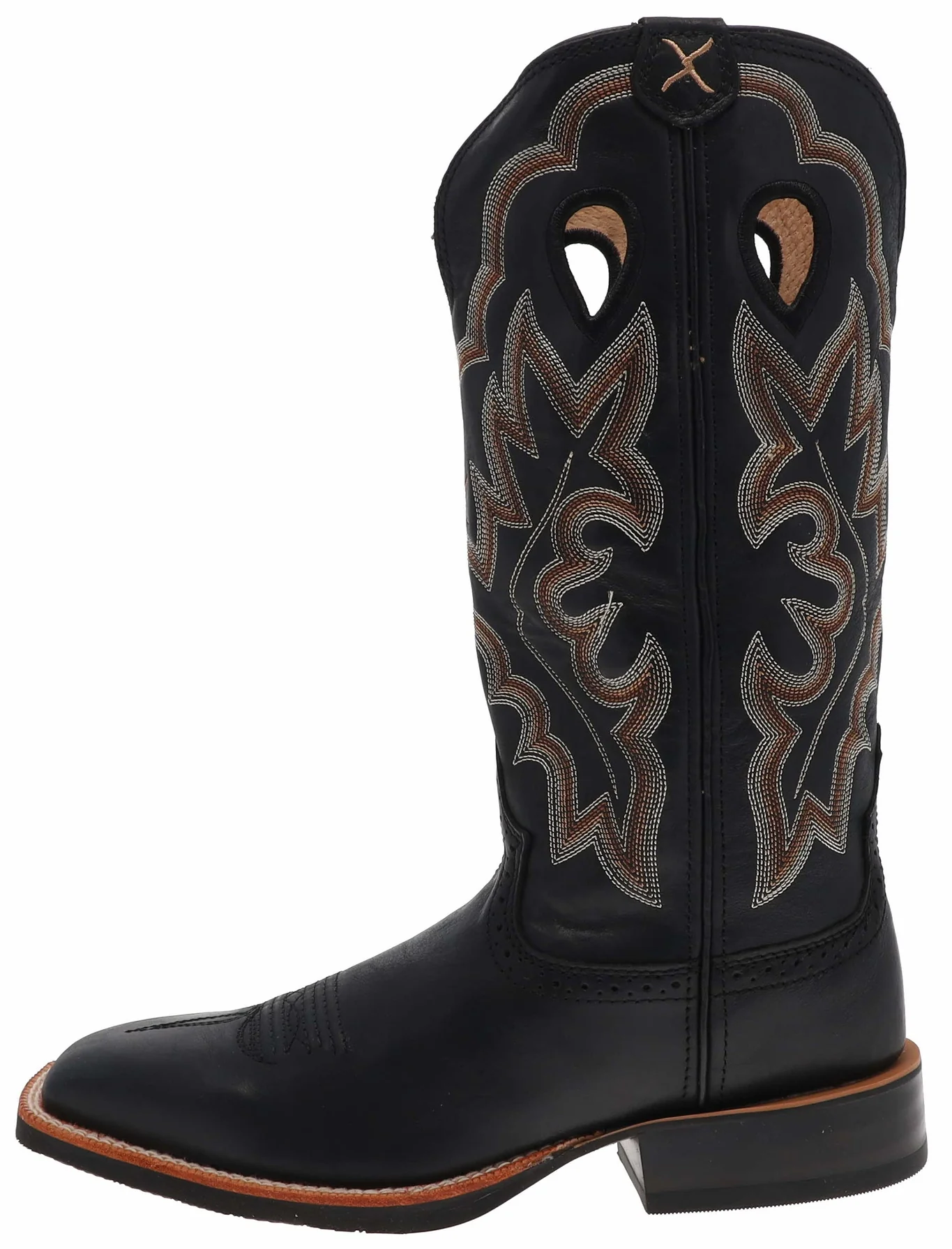 1781 RUFF STOCK Damen Schwarz Westernreitstiefel - Image 8