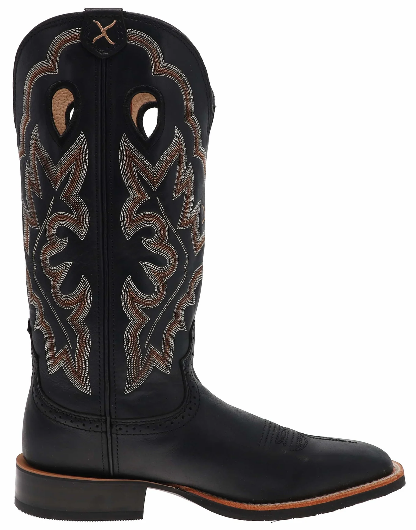 1781 RUFF STOCK Damen Schwarz Westernreitstiefel - Image 9
