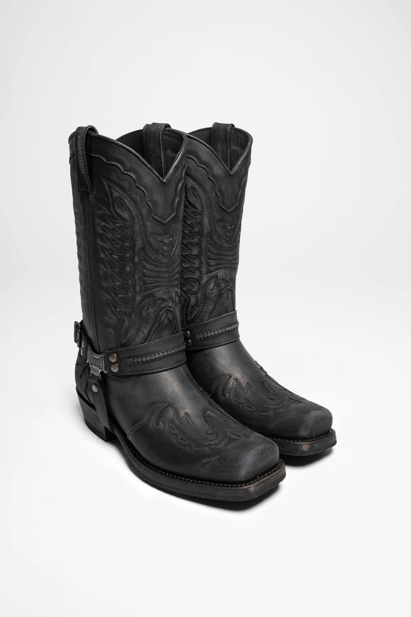 2471 INDIAN Herren Schwarz Usado Negro