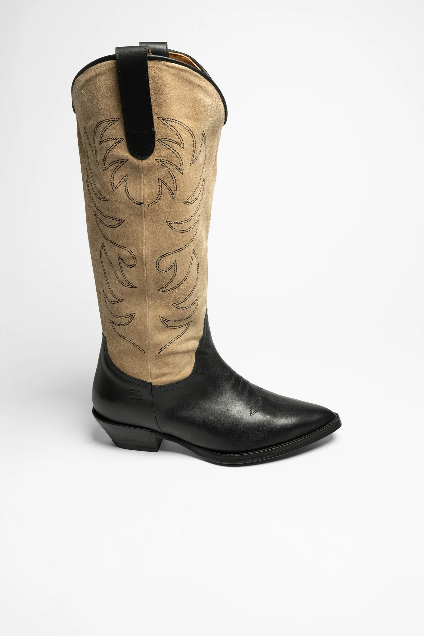 ALICIA Damen Schwarz Beige - Image 2