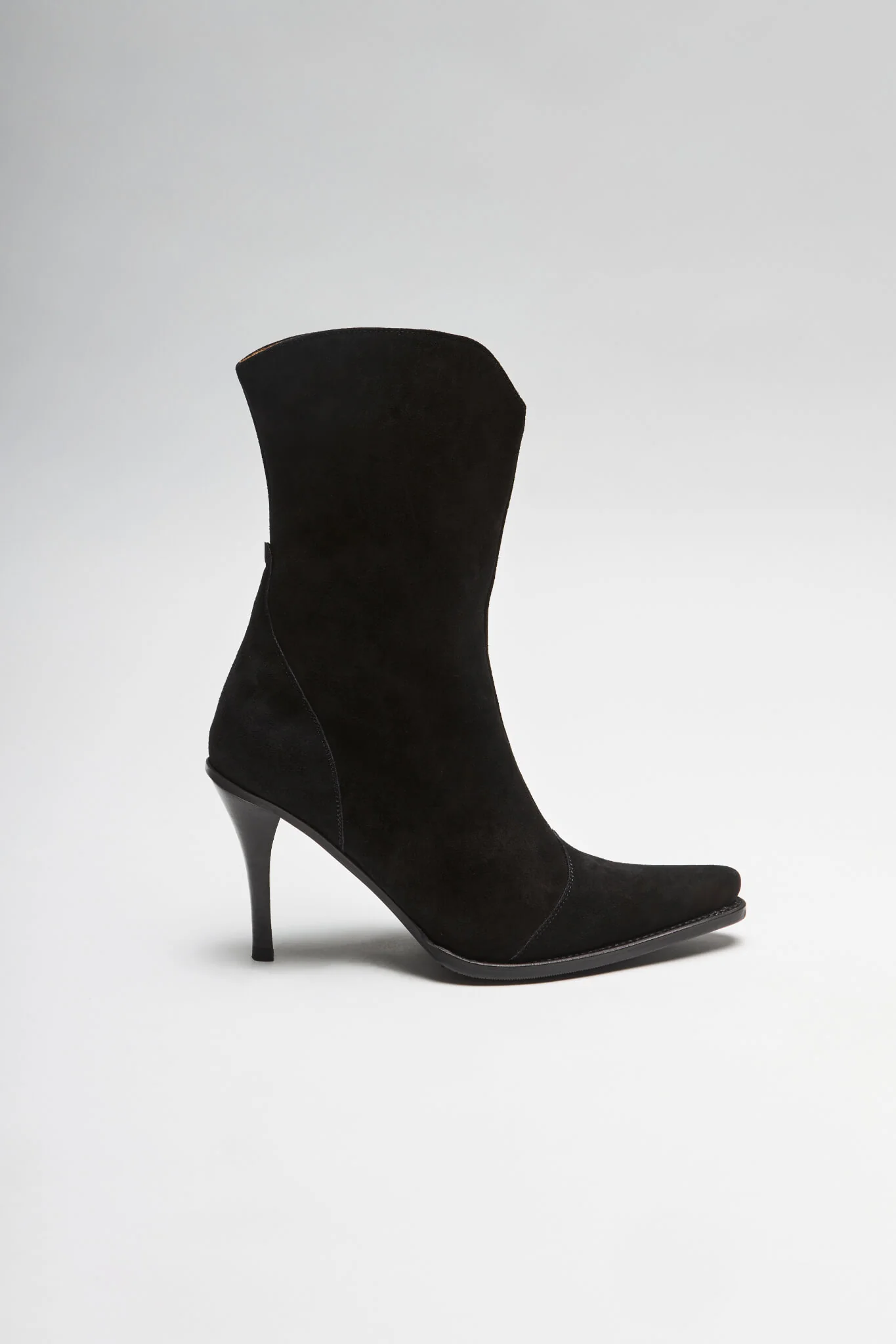BRAVO Damen Lederstiefelette Schwarz - Image 2
