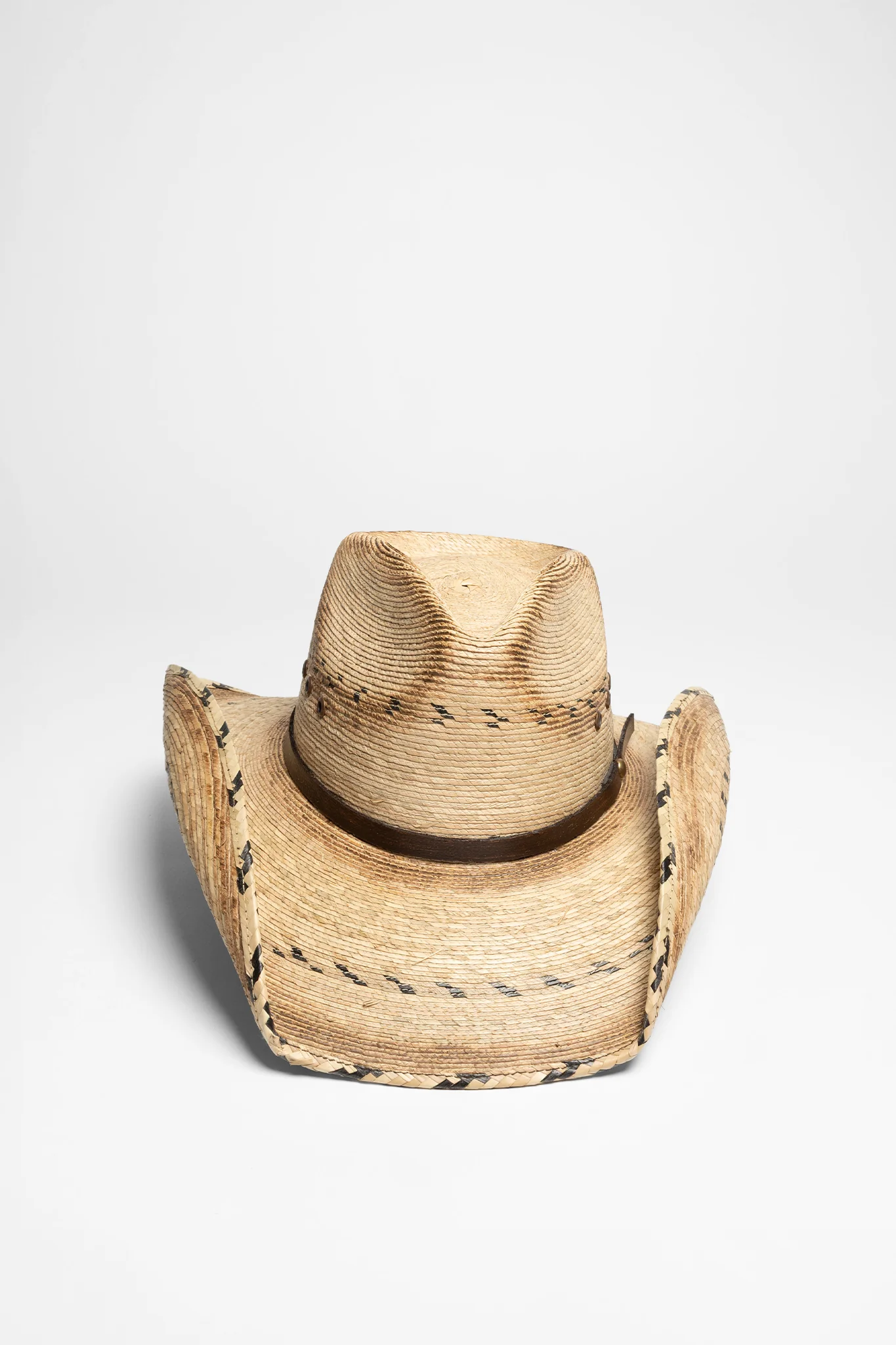 HOOEY Unisex Cowboyhut Grün Weiß