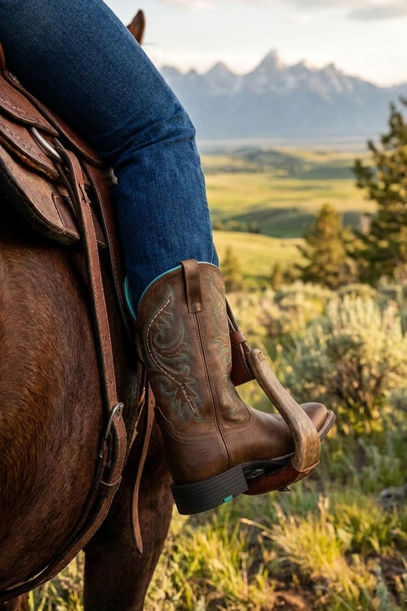 ROUND UP BACK ZIP Damen Braun - Image 2