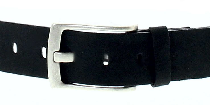 Vanzetti V4502-790 Black Unisex Ledergürtel Schwarz - Image 4
